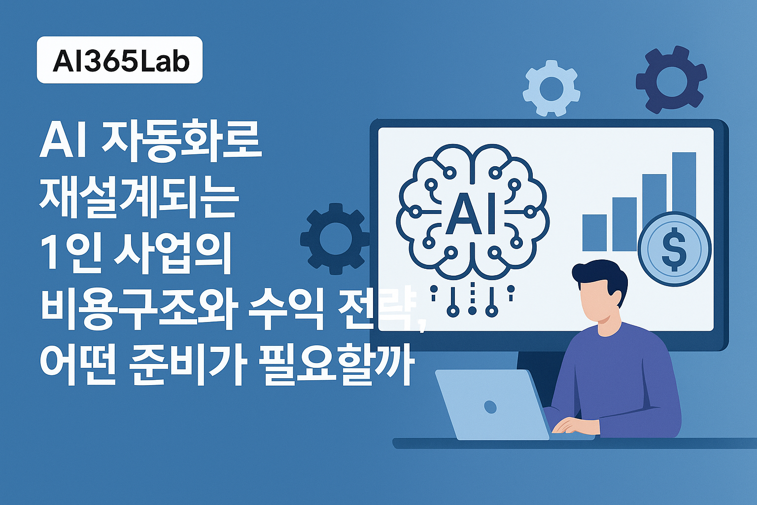 AI 자동화로 1인 사업의 비용·수익 구조 재설계하기: 자동화부터 수익모델·ROI까지